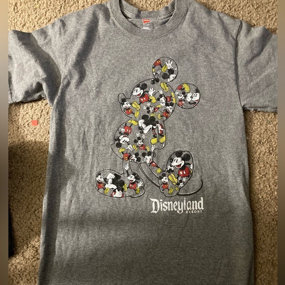 Disney Parks Gray Mickey Mouse Tshirt